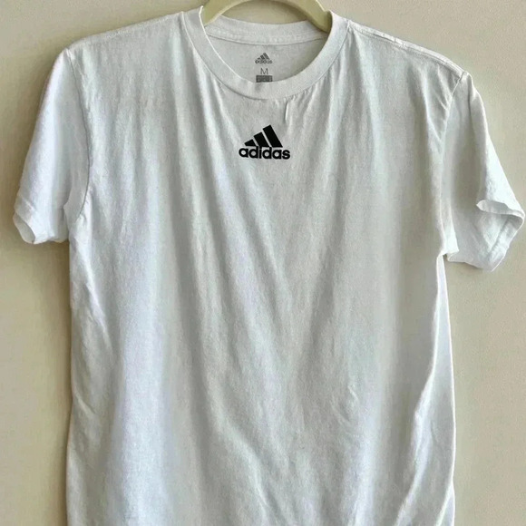 Set of 2 adidas Kids Logo Graphic Short Sleeve White/Sage Green T-Shirts, Medium - Picture 9 of 16